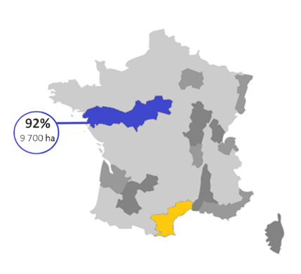 carte chenin en france fandechenin